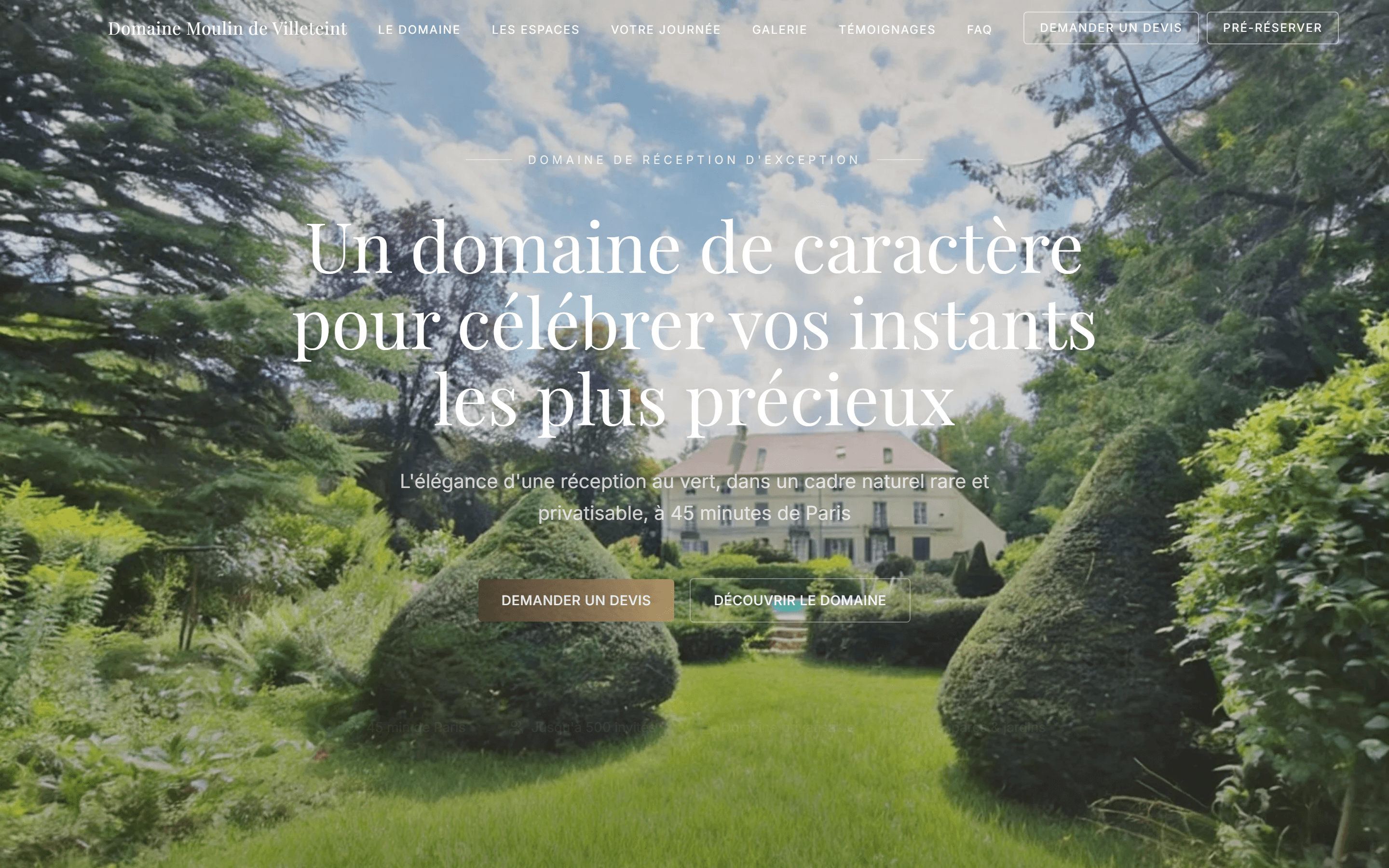 Domaine Moulin de Villeteint